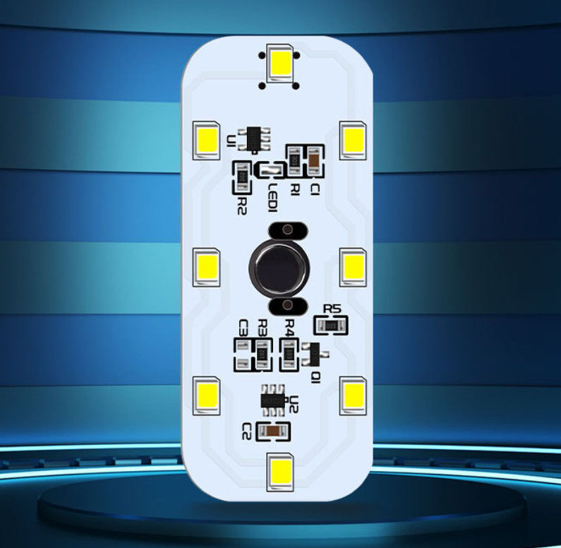 Fabricante de PCB multicamadas rígidas com 12 LEDs de alta luz para leitura de carros