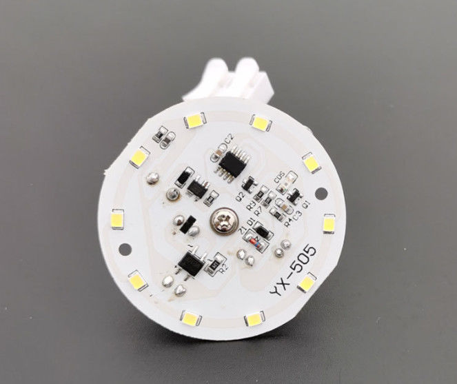 PCBA com 10 LEDs e conector USB para detecção de voz e luz integrada luz de teto, suporte de montagem magnética