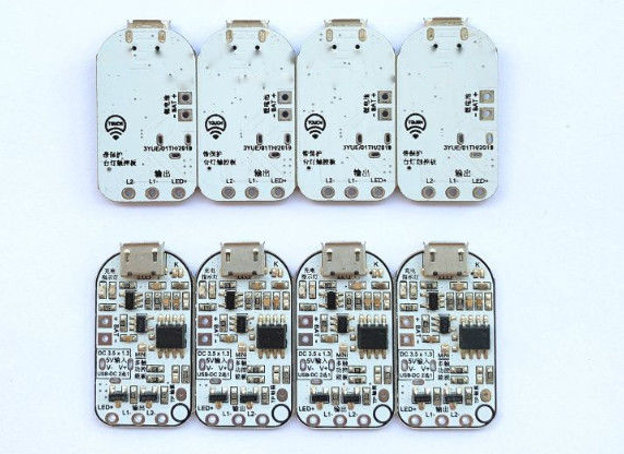 PCBA para Lâmpada de mesa de controle táctil com três LEDs de atenuação sem passo