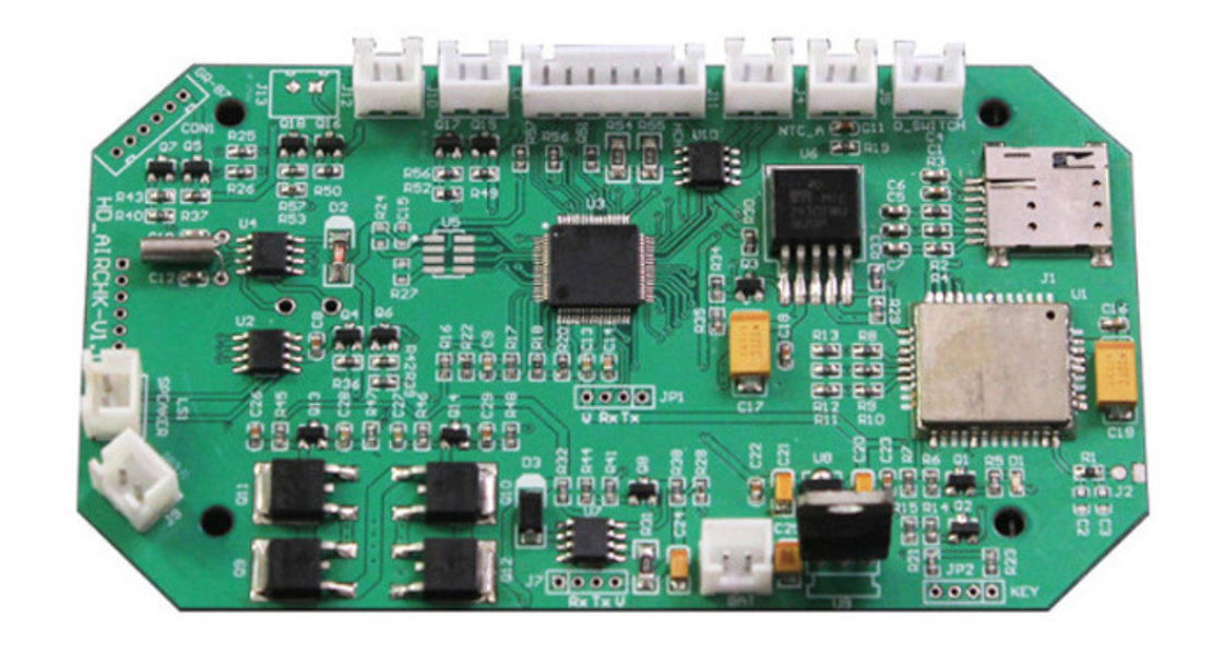 Quadro de circuito duplo de lado personalizado para casa compartilhada Quadro de controle de detector de formaldeído com função de alarme