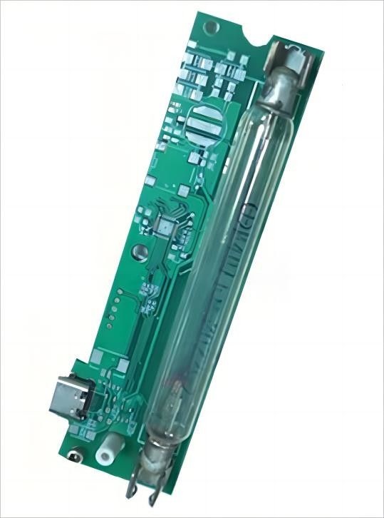 FR-4 Assemblagem de PCB de giro rápido para placa de controlo de detector de radiação com função de registo de dados