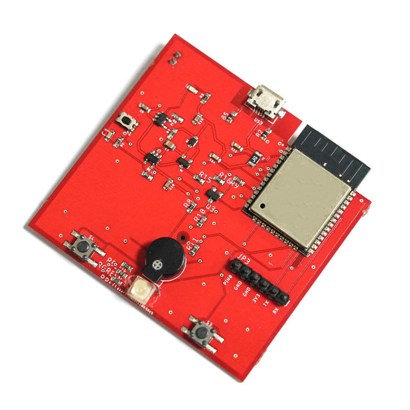 UL Certified Double Layer Red FR-4 Printed Circuit Board PCBA Para Fabricação de Eletrônicos