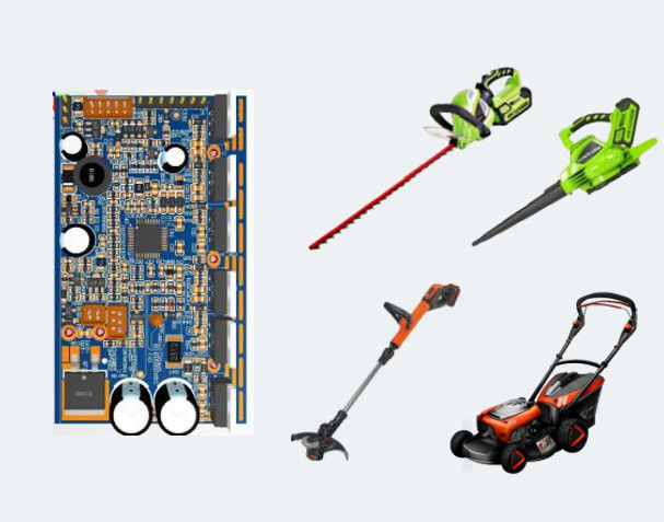 Solução de controle de cortador Ferramentas de jardinagem Prototipo de montagem de PCB